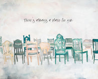 Wrapped Canvas Print - There's Always A Place For You